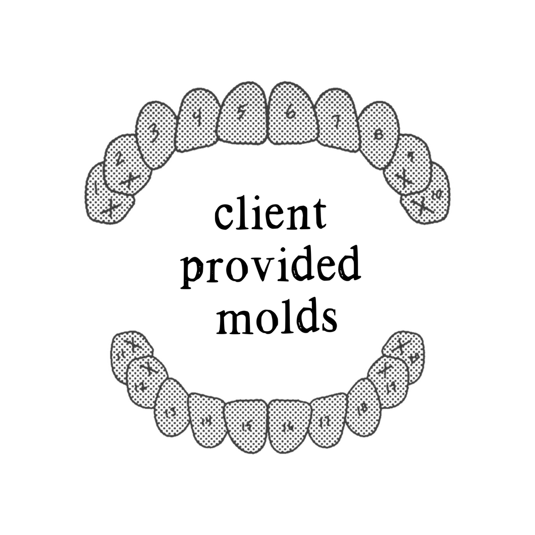 professional dental tooth molds for custom grillz